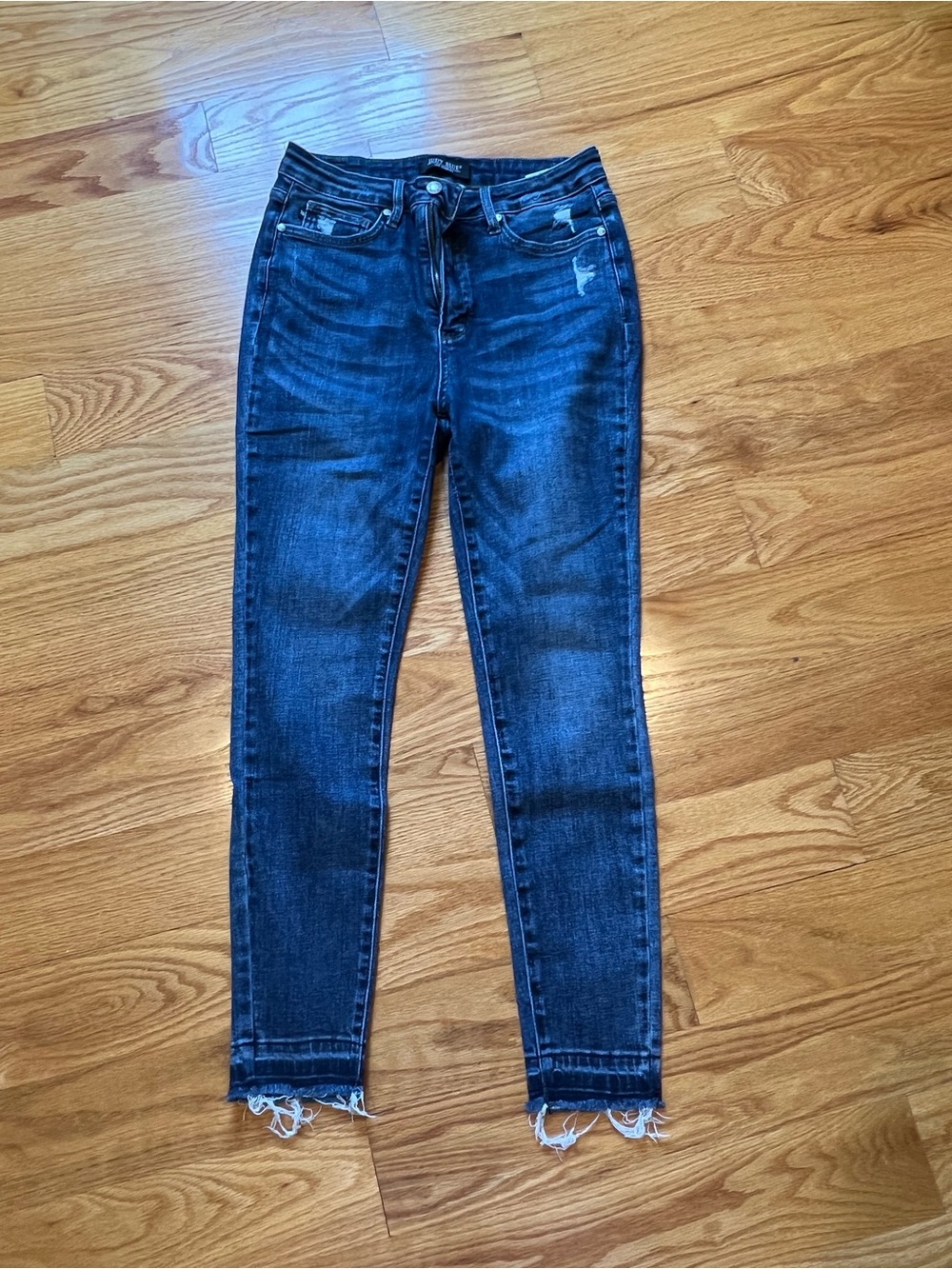 Judy Blue Dark Blue High-Rise Skinny Jeans for Women